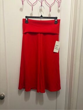 Good Days Project red gaucho pants size small